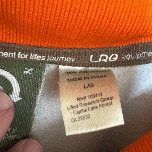 LRG Journey Retro End Streetwear Urban Tan Brown Track Jacket Men’s L - Picture 7 of 15